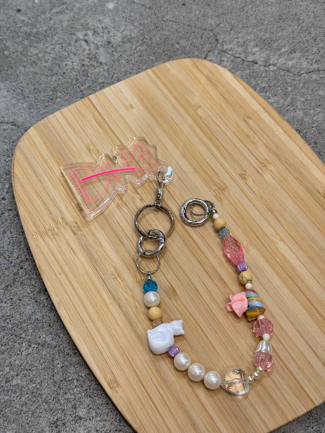 [remonnoiremon] 小花串珠掛繩 | remon102