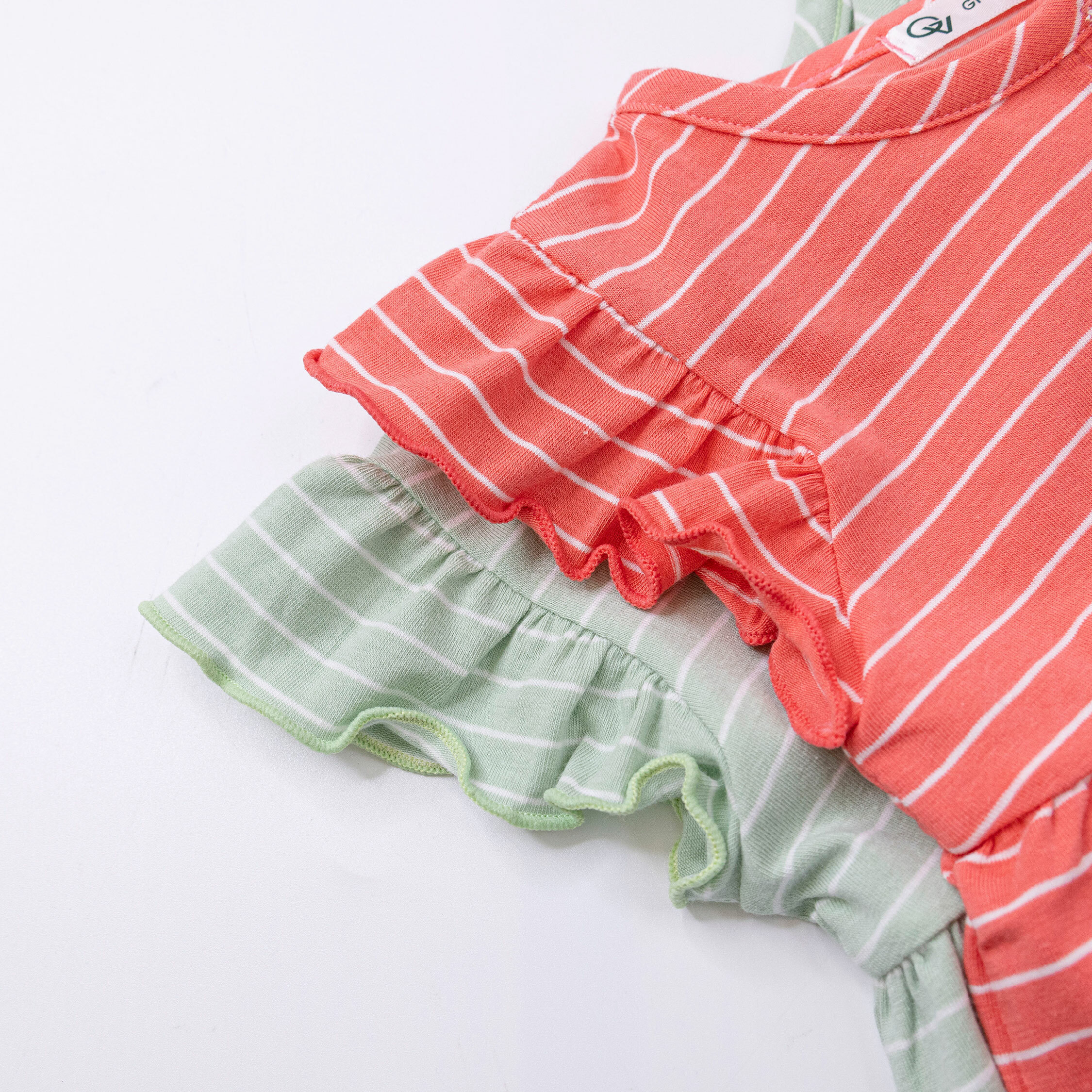 范侖鐵諾【32043】兔子玩偶打招呼條紋上衣＊二色