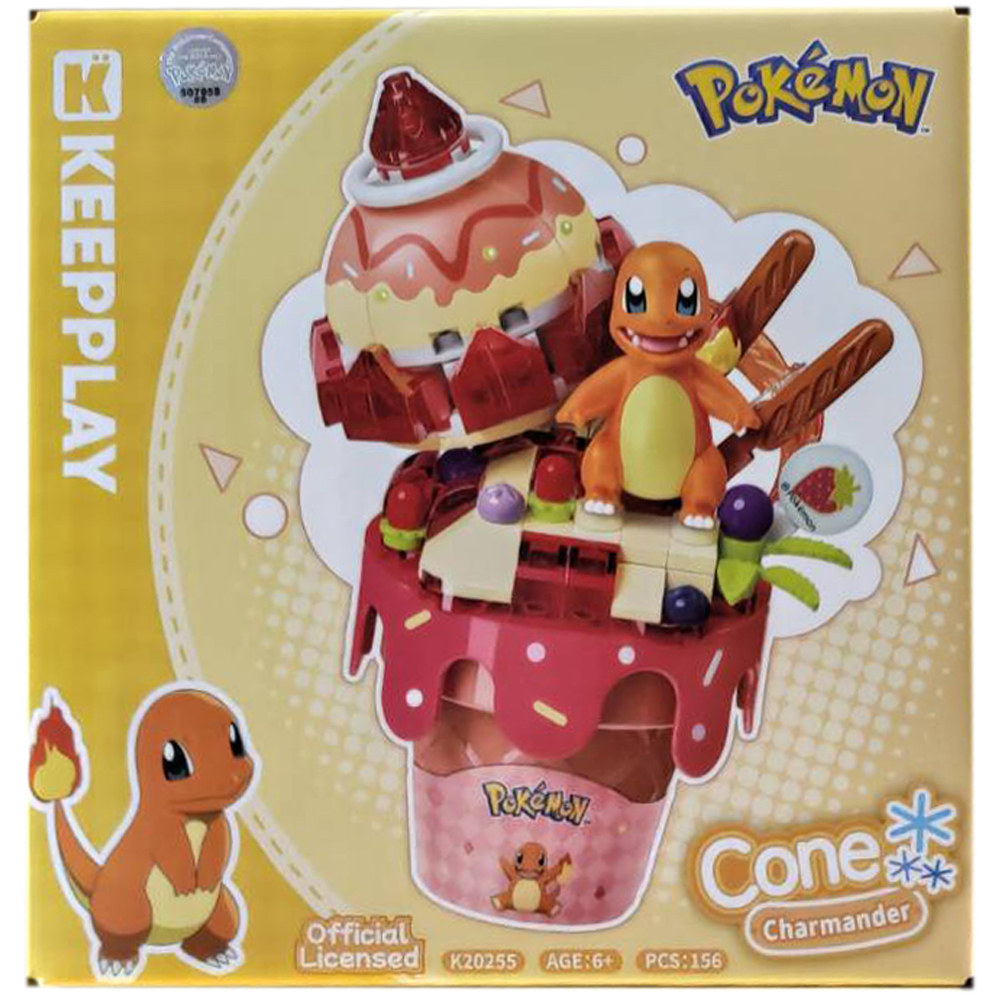 Keepplay積木 寶可夢 甜筒系列 小火龍