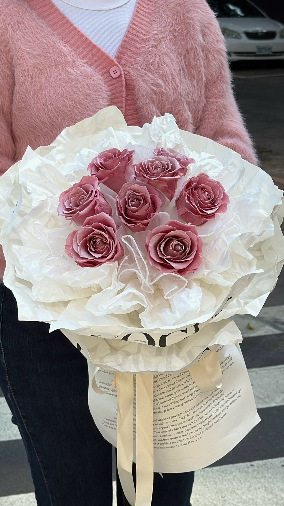 永生花花束-玫瑰瑪德琳