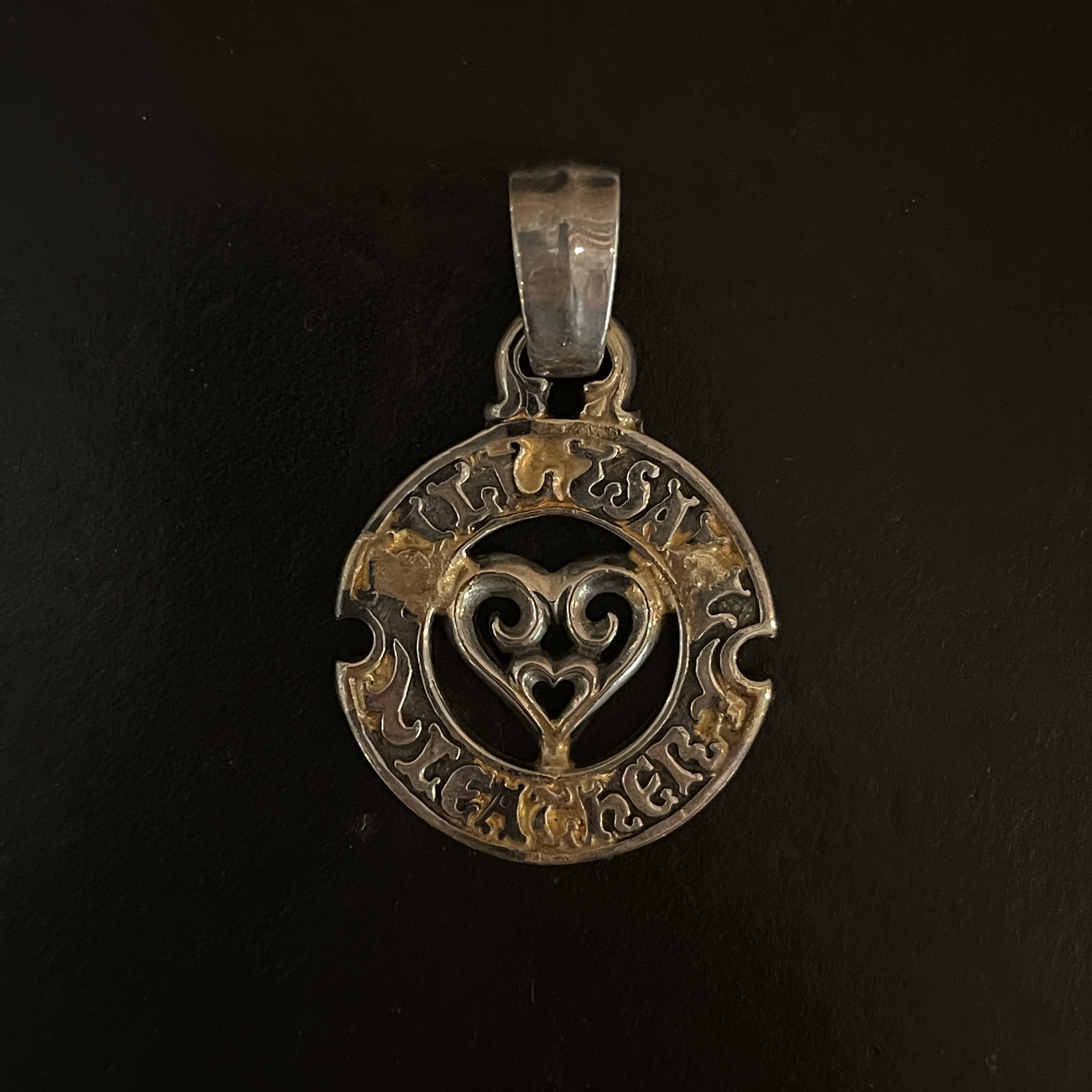 BWL Heart Pendant 18K Gold overlay