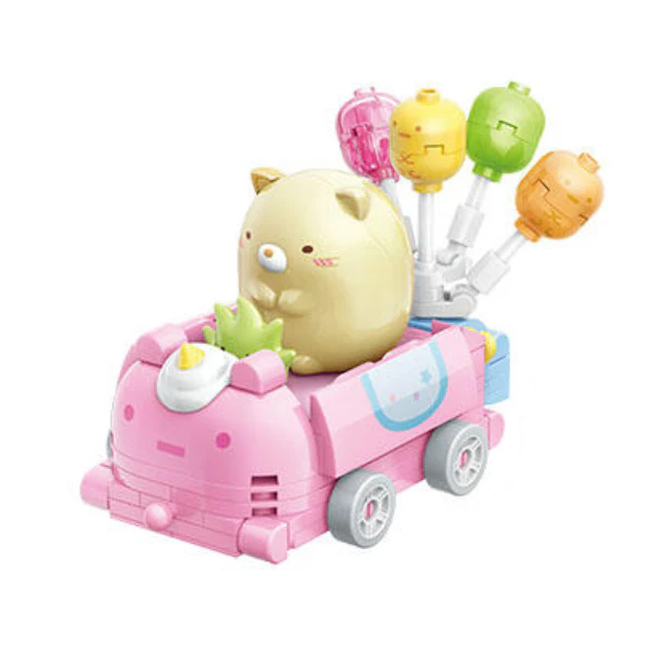 Keepplay積木 角落小夥伴 氣球小車系列 貓&雜草