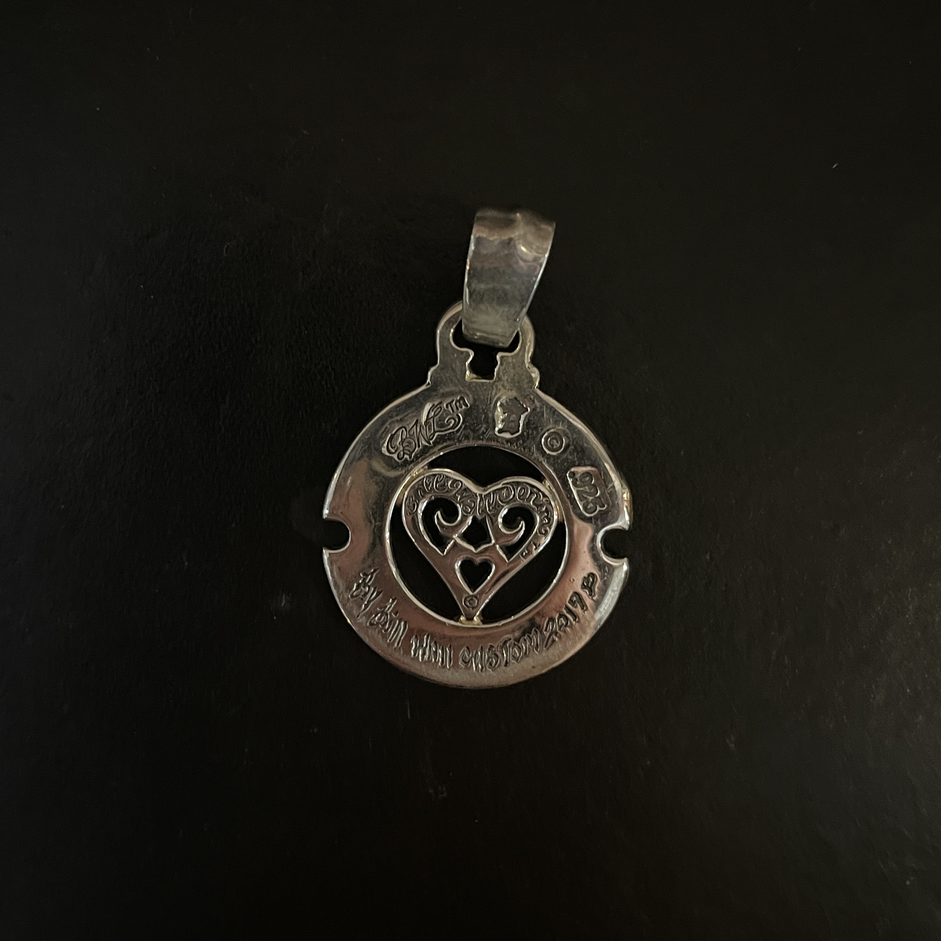 BWL Heart Pendant 18K Gold overlay