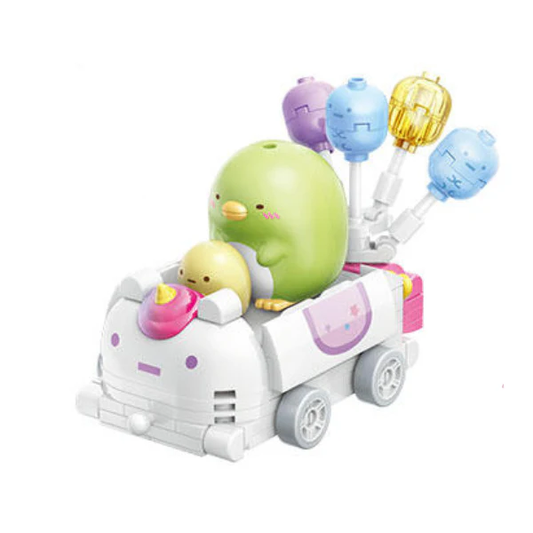 Keepplay積木 角落小夥伴 氣球小車系列 企鵝&黃粉圓