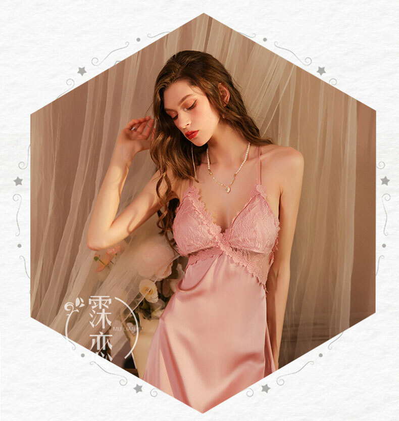 法式情懷蕾絲吊帶睡裙｜情趣內衣
