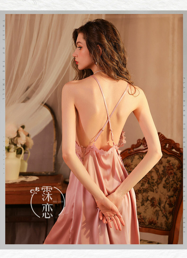 法式情懷蕾絲吊帶睡裙｜情趣內衣
