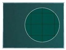 MS Greenboard with grid line