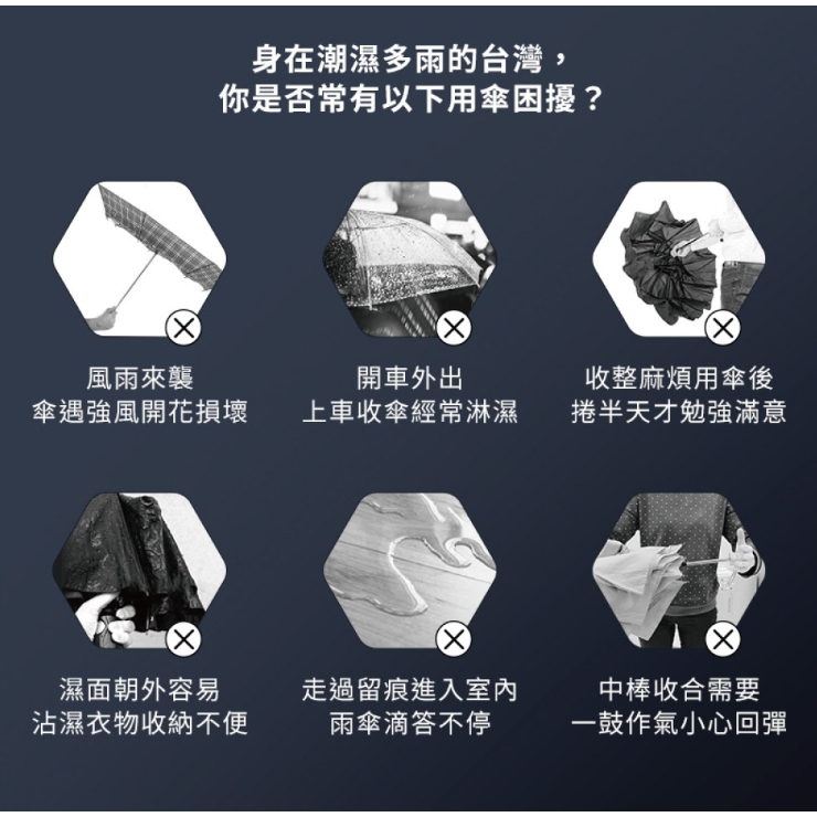 【樂森藥局】ROLLS REVERSE 反向瞬間捲收傘 多色可選
