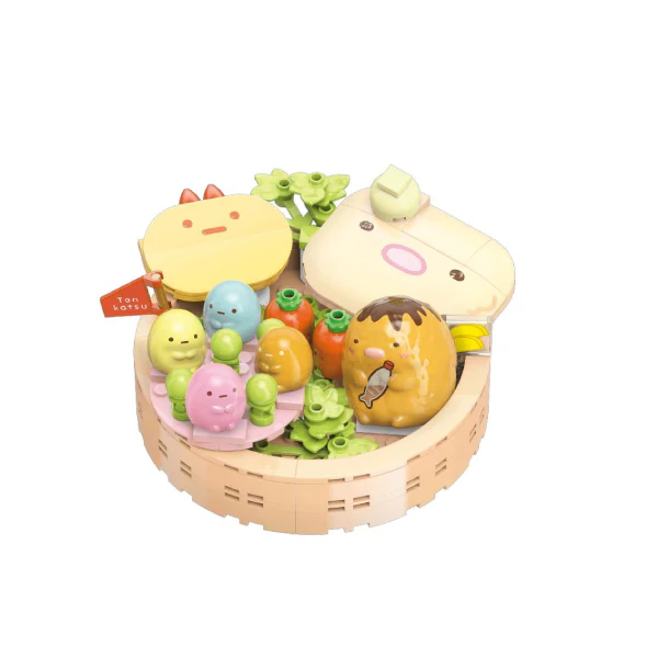 Keepplay積木 角落小夥伴 便當系列 炸豬排