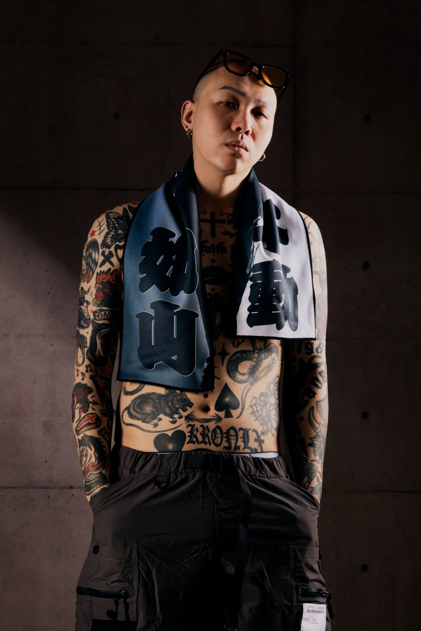 XCTRL 日式印花毛巾-不動如山