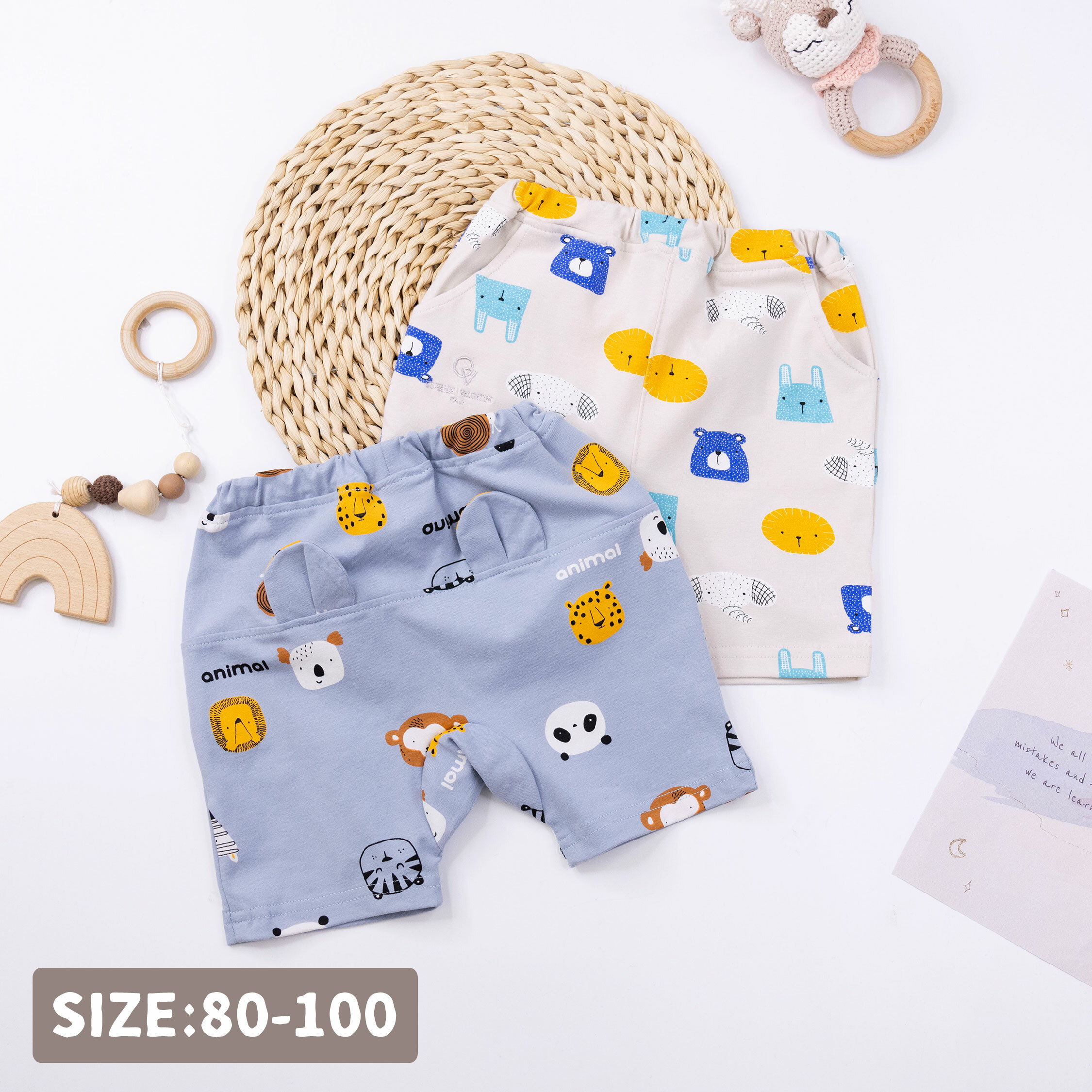 范侖鐵諾【32049】童話森林動物短褲＊二色