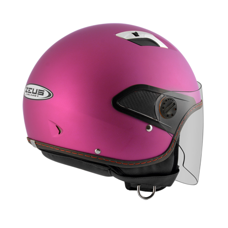 ZEUS ZS-212A 耐刮消光桃紅 素色 四分之三 半罩式  內墨片