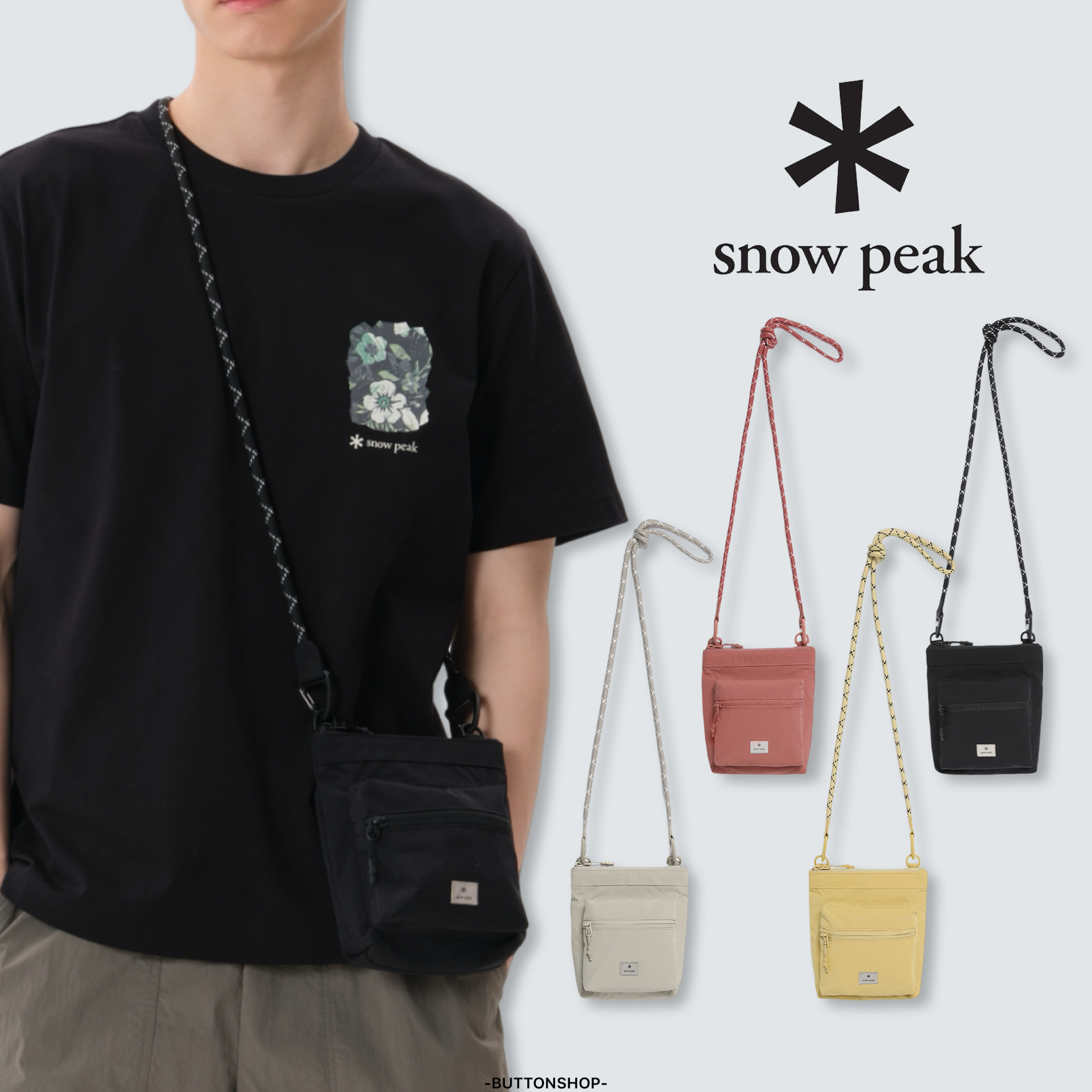 【現貨】snow peak Cample Mini Sacoche 側背小包 S25ZUCSB18