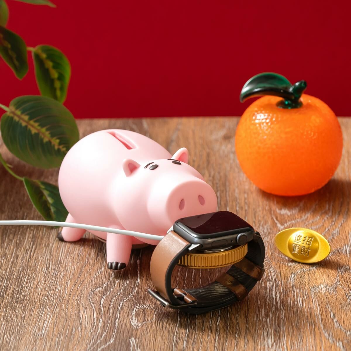 infoThink | 火腿豬系列公仔充電座 for Apple Watch