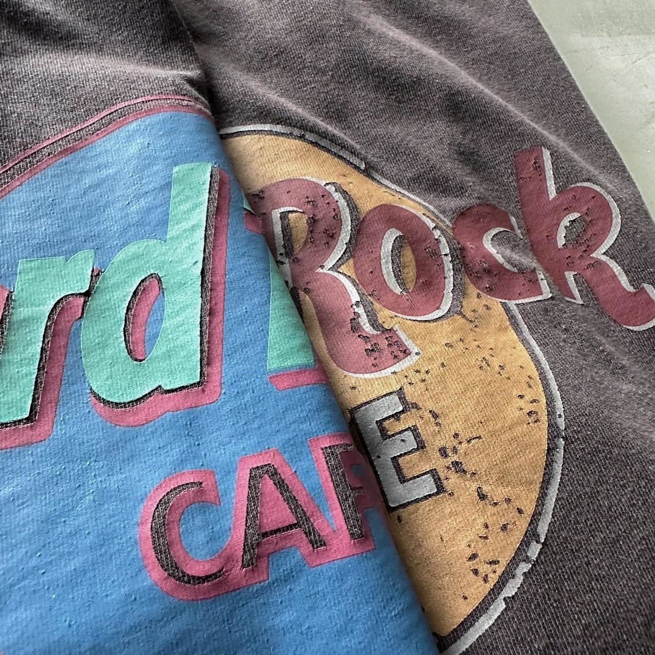 韓國短袖 Hard Rock水洗短T 80342