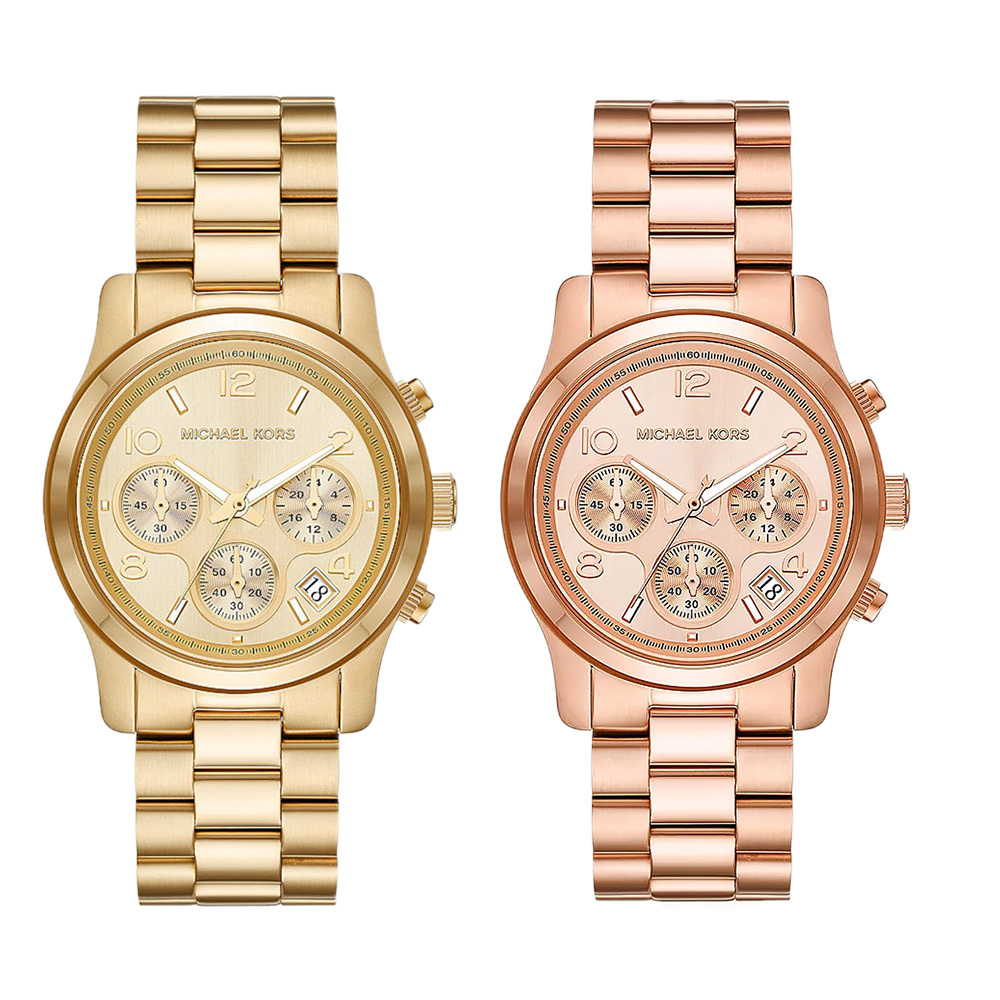 【WANgT】Michael Kors MK7323 MK7324 三眼 計時 日期顯示 夜光指針 不鏽鋼 石英 女錶