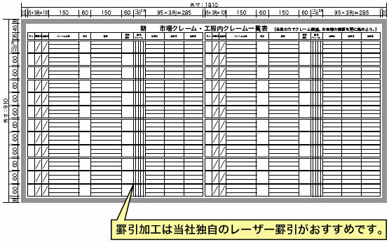 激光劃線板: 原稿