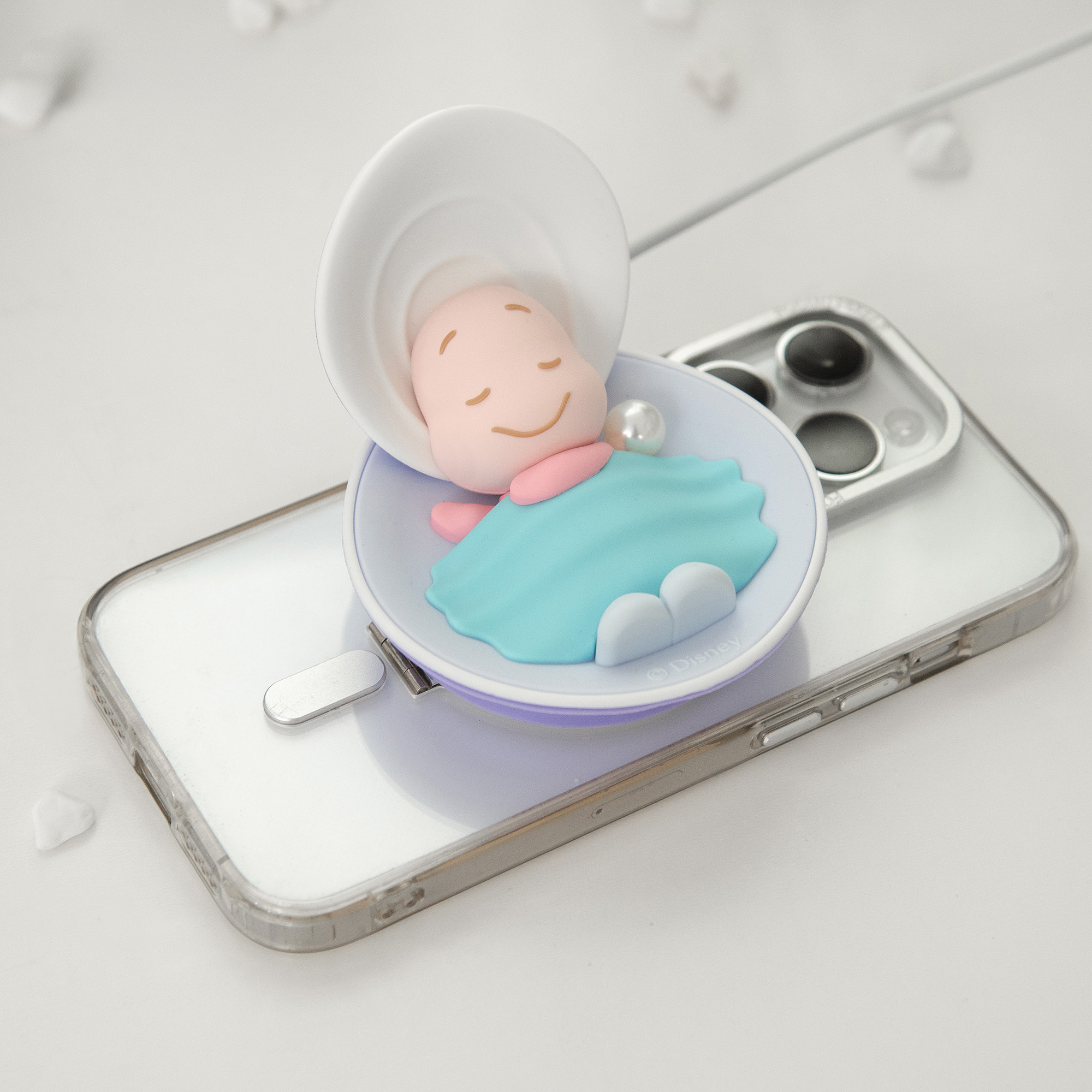 infoThink | 磁吸充電盤-小牡蠣-停