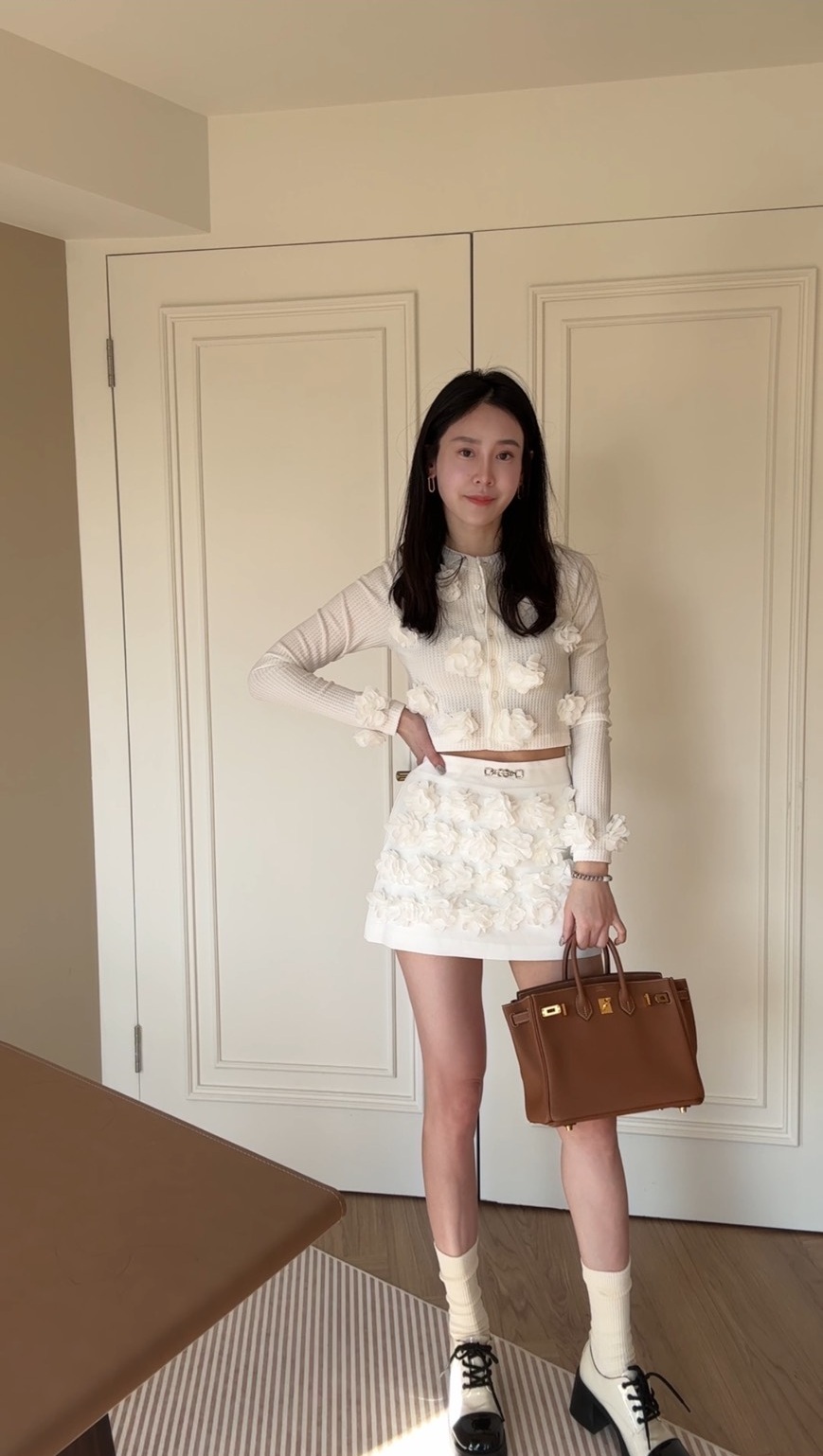 立體花朵褲裙*少量現貨