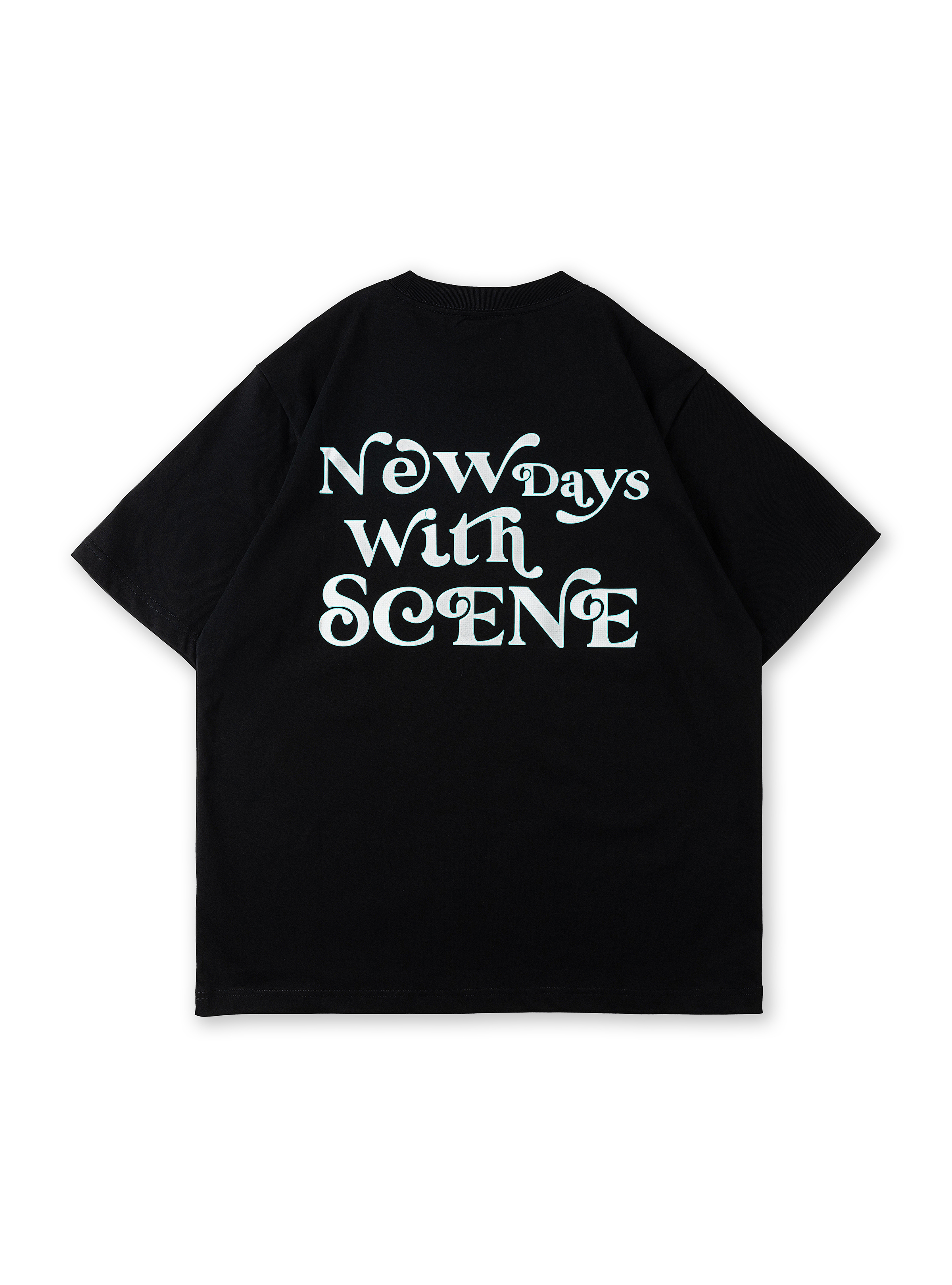 Retro 80'S Graphic Tee 03 // Black (burger)