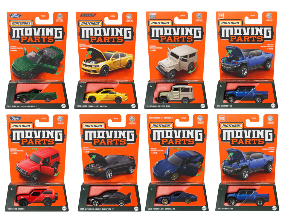 《 MATTEL 》  火柴盒小汽車-門可動系列(隨機出貨)