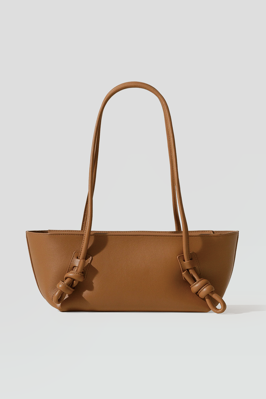 HEREU｜FLECA 真皮結飾法棍型肩背包