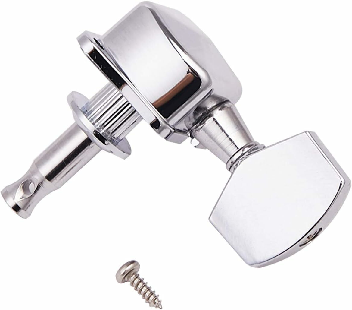 Alice AL-015P 吉他旋鈕 吉他弦鈕 覆蓋式鍍鎳 (1套6入)