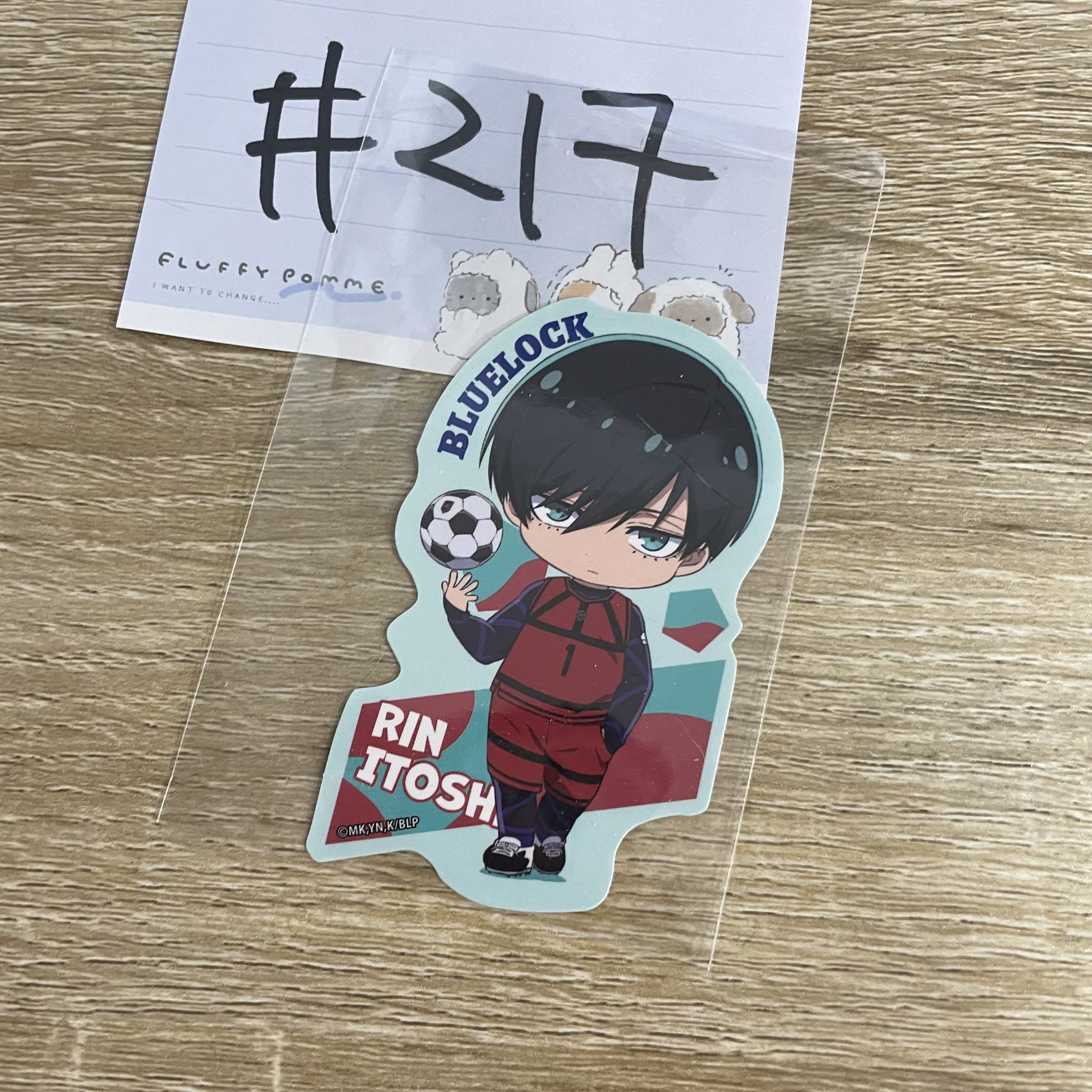 BlueLock  凜 貼紙#217