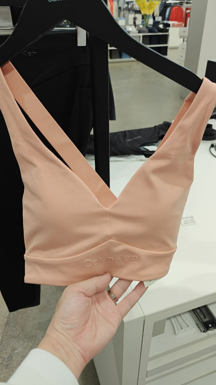 [S] CALVIN KLEIN PEACH SOFT SPORT MEDIUM IMPACT SPORTS BRA, SP40603078-408F200831 (SCK712)