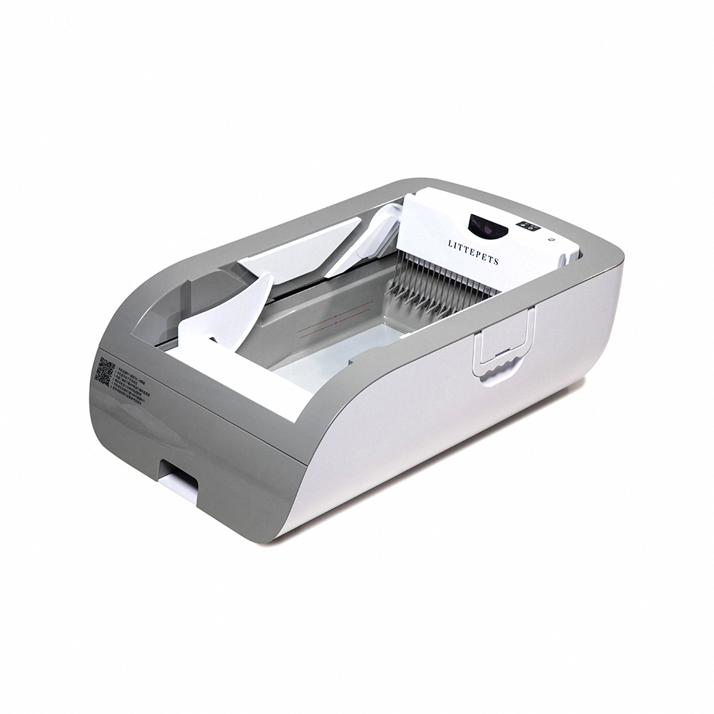Littepets 萊特 立刻鏟 智能貓砂機 按鍵版 標配灰2.0