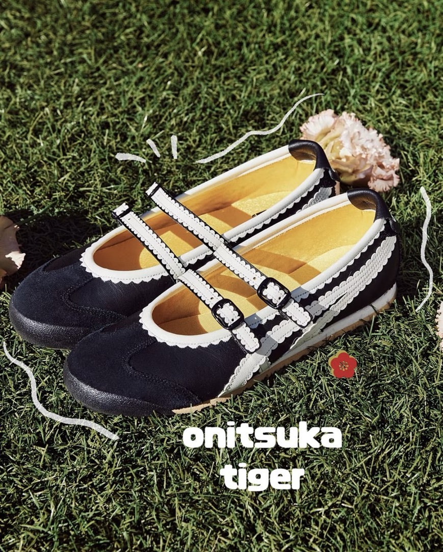 虎ミ onitsuka tiger☆虎柄 ミドル ソックス ユニセックス (onitsuka