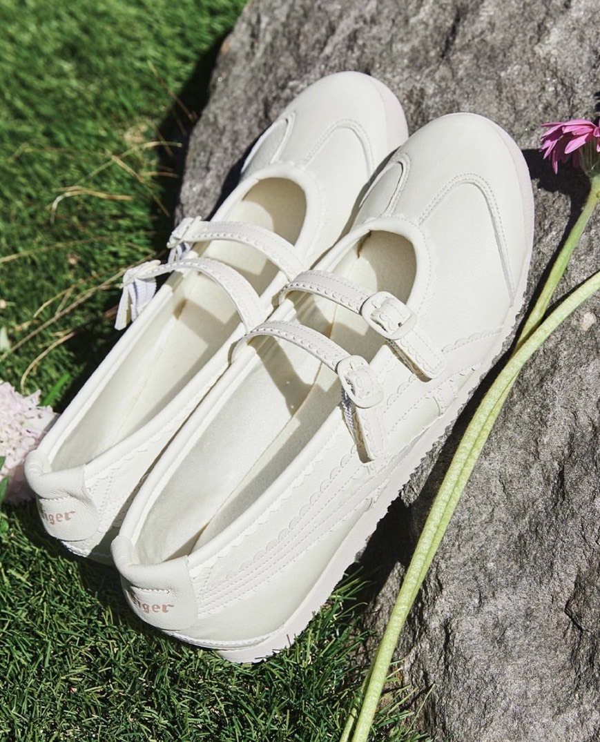 🇯🇵🖤Onitsuka tiger MEXICO 66™ TGRS™ 鬼塚虎芭蕾瑪莉珍皮革蕾絲