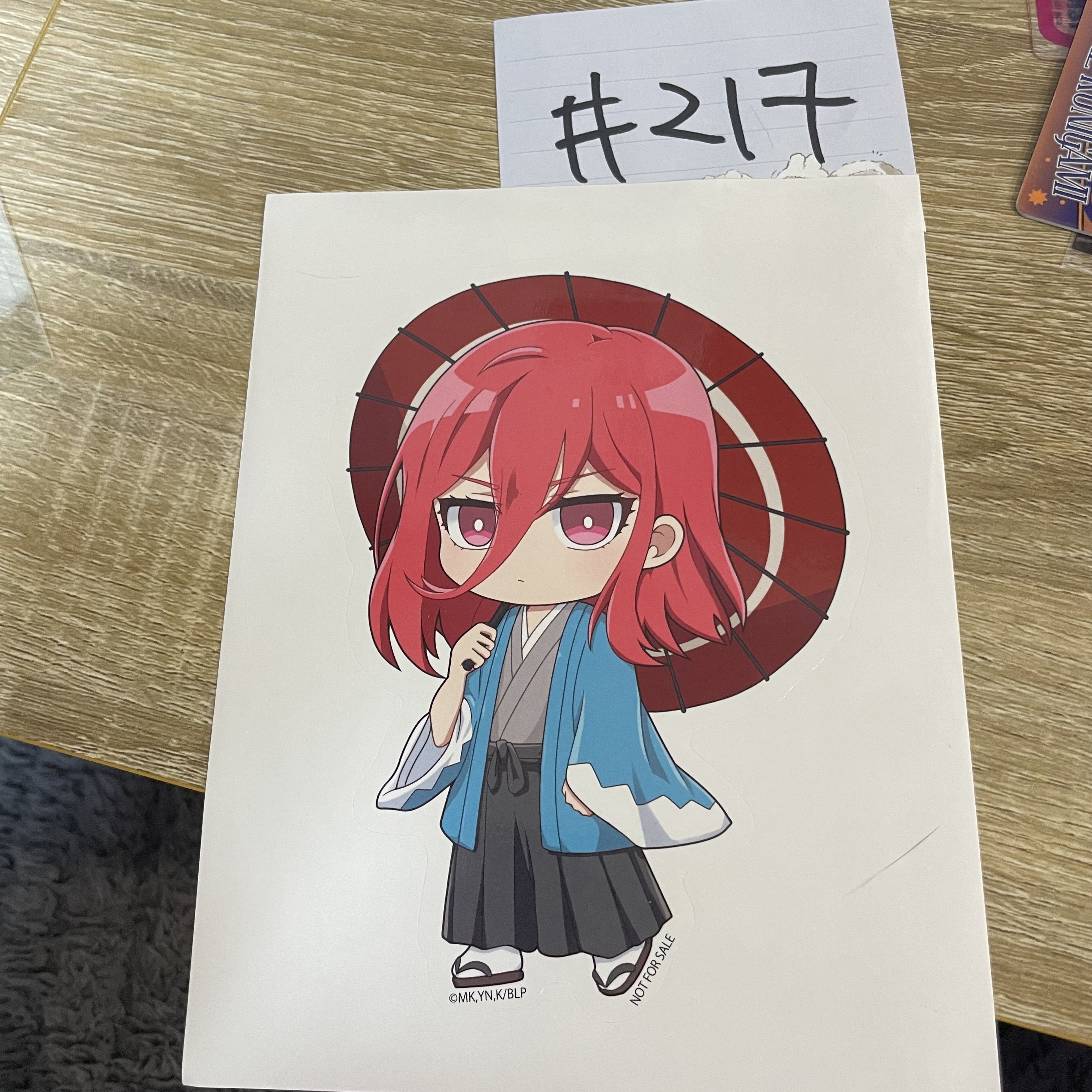 BlueLock  千切 貼紙#217