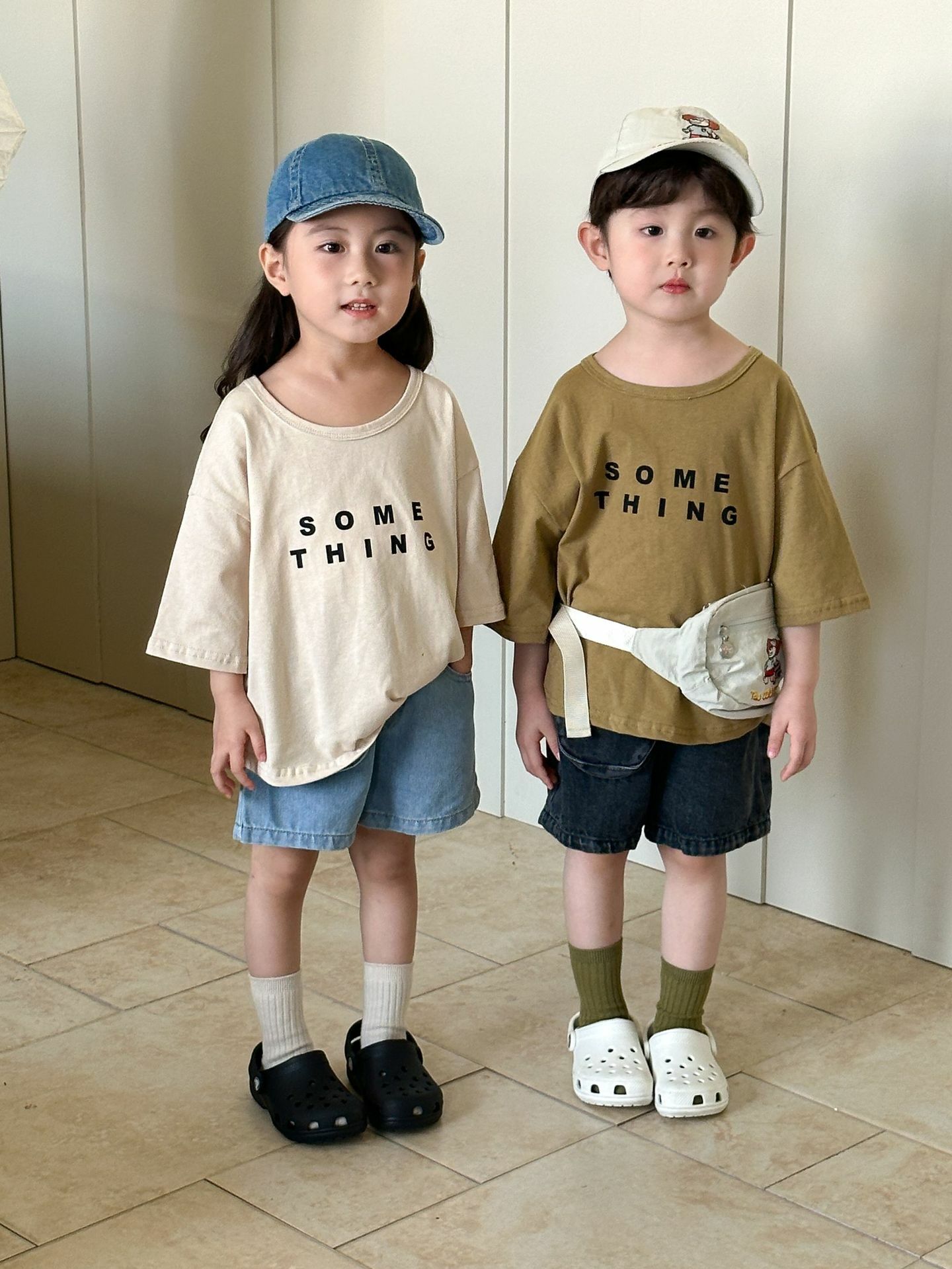 25 夏 大口袋牛仔短褲（兩色）