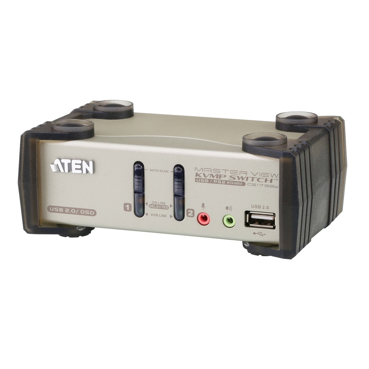 ATEN 宏正 CS1732B 2埠 USB 2.0 多電腦切換器