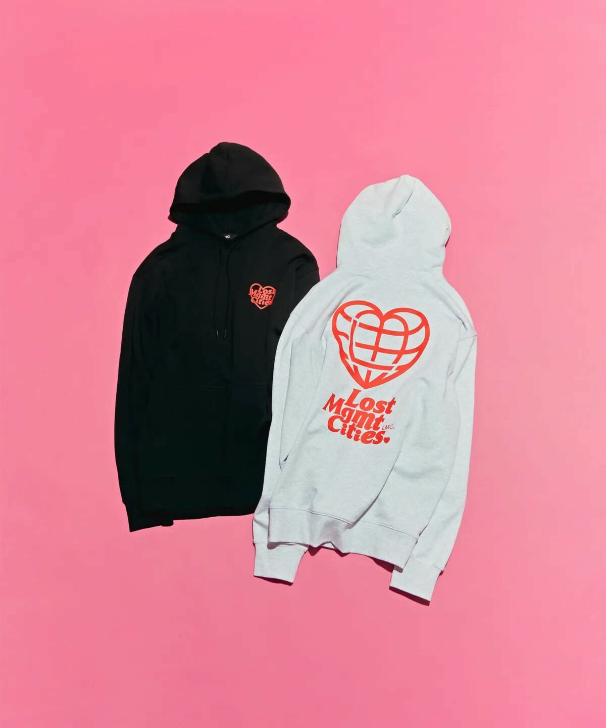 【OWN】LMC Valentine's Day 情人節 愛心 休閒 長袖 連帽 上衣 新款 不分男女 黑色 白灰