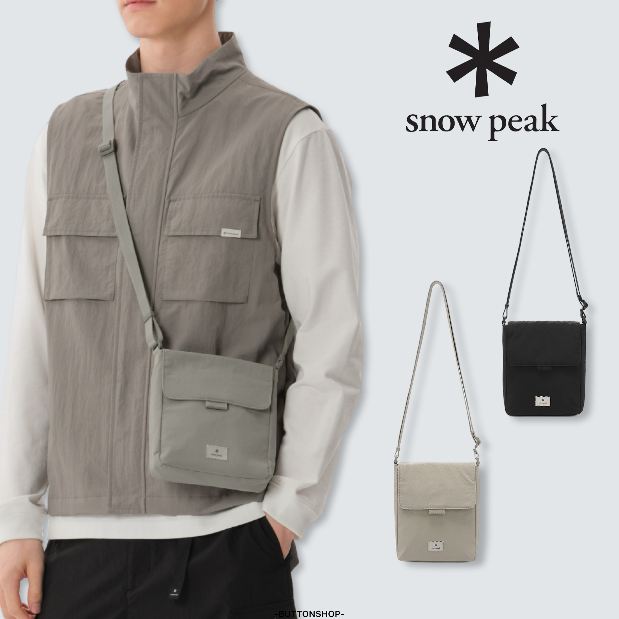PEAK■Cample Flap Cross Sakosh■送料込 Coach Beck Crossbody Bag Blue Black Leather Silver Men Used