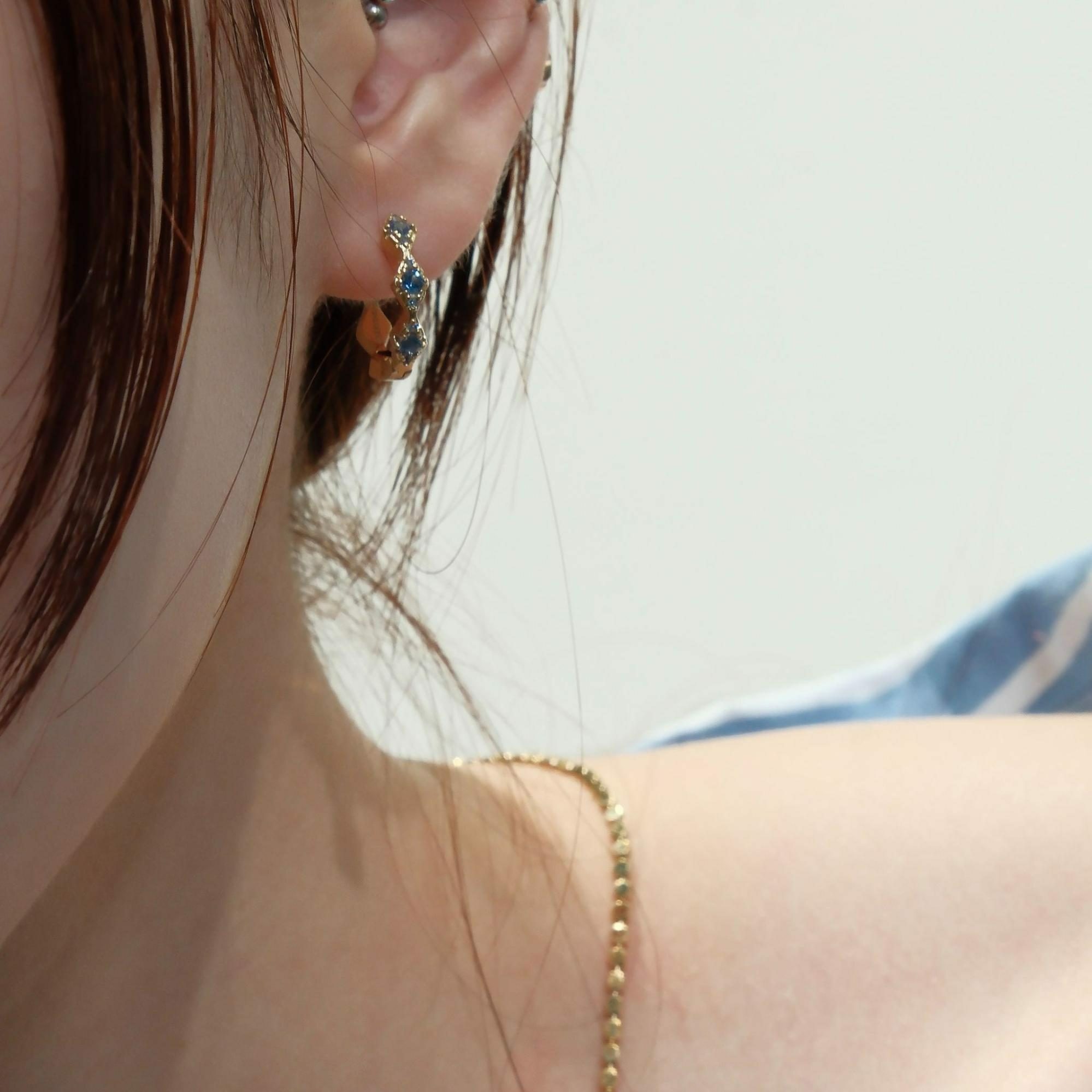 MINI CRÉOLES CLAUDIA 耳環
