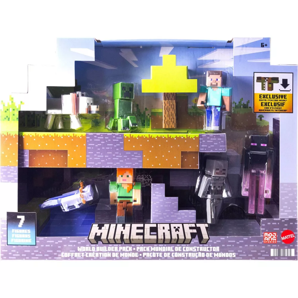 《 MATTEL 》 Minecraft 世界建造者組合
