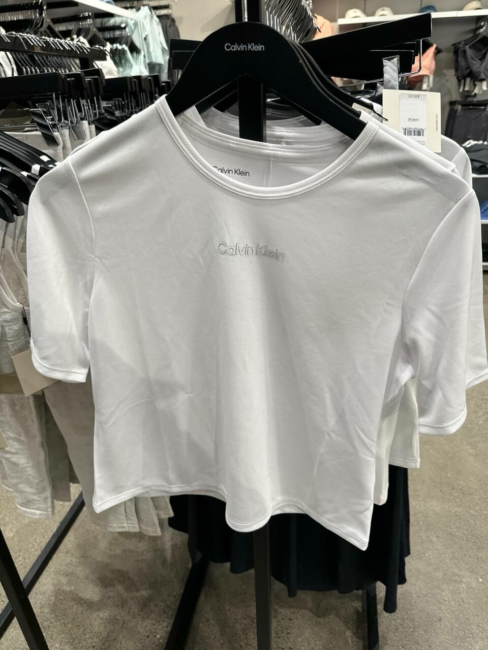 [S] CALVIN KLEIN MODERN SPORT CREWNECK T-SHIRT,BRILLIANT WHITE, SP40608622-404F238540 (SCK722)