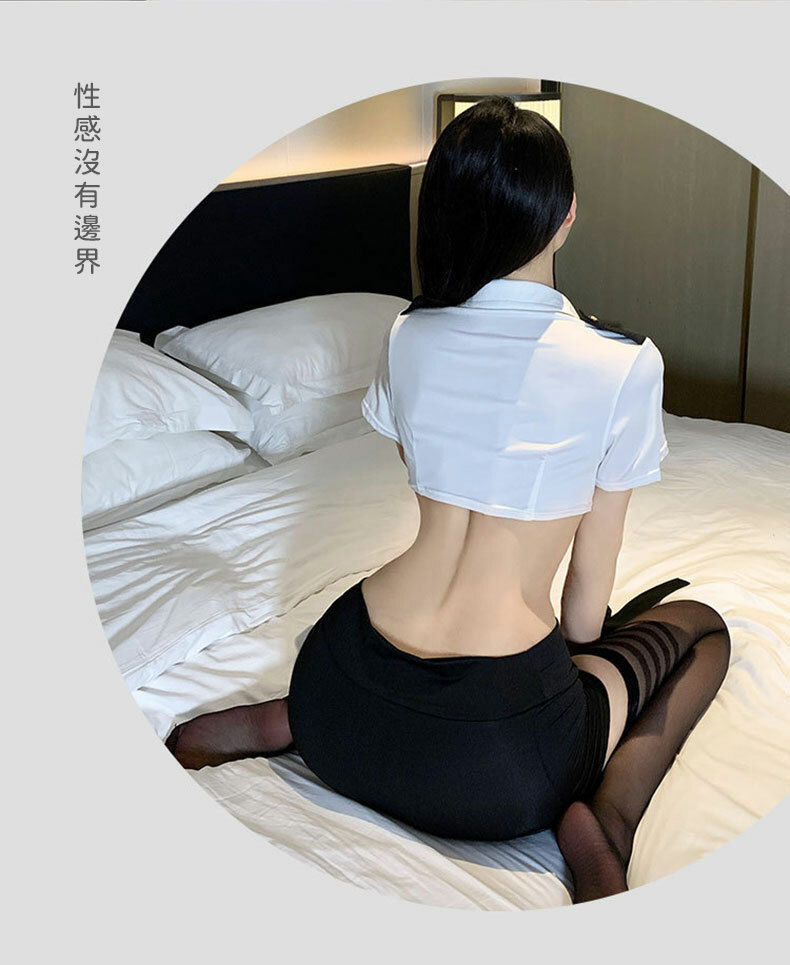 火辣女警修身包臀短裙套裝｜情趣內衣