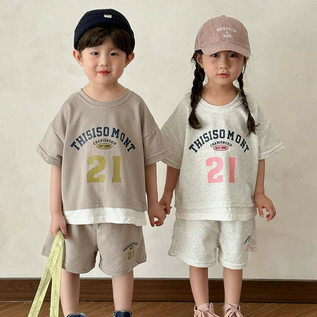 25 夏 21 棉質運動套裝（兩色）