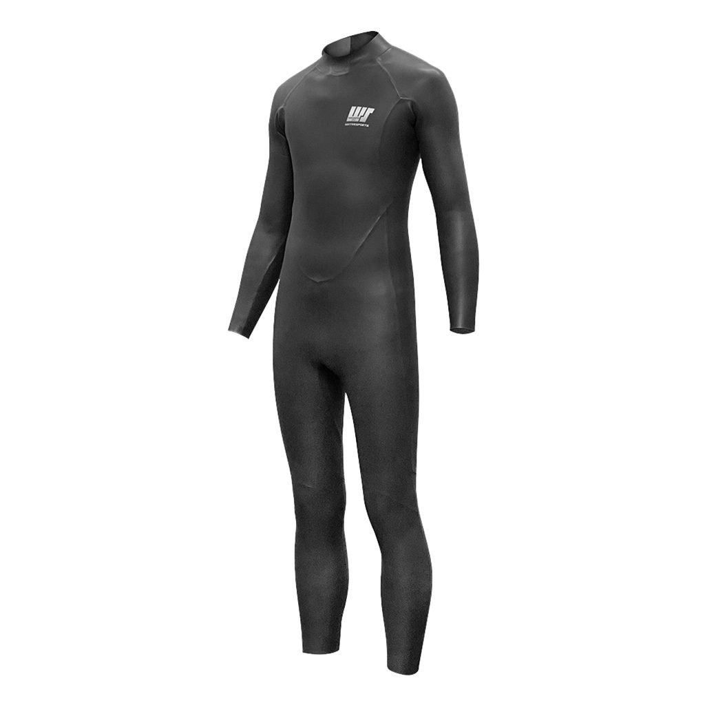 3.5mm 中性 YAMAMOTO 光皮連身防寒膠衣 - 黑