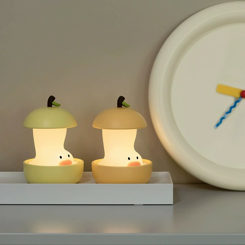 《5796》梨子小鴨小夜燈