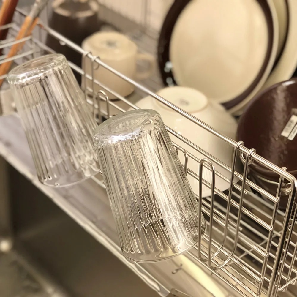 《下村企販》日本製全不鏽鋼水槽橫跨式瀝水架(寬34.5×深54)