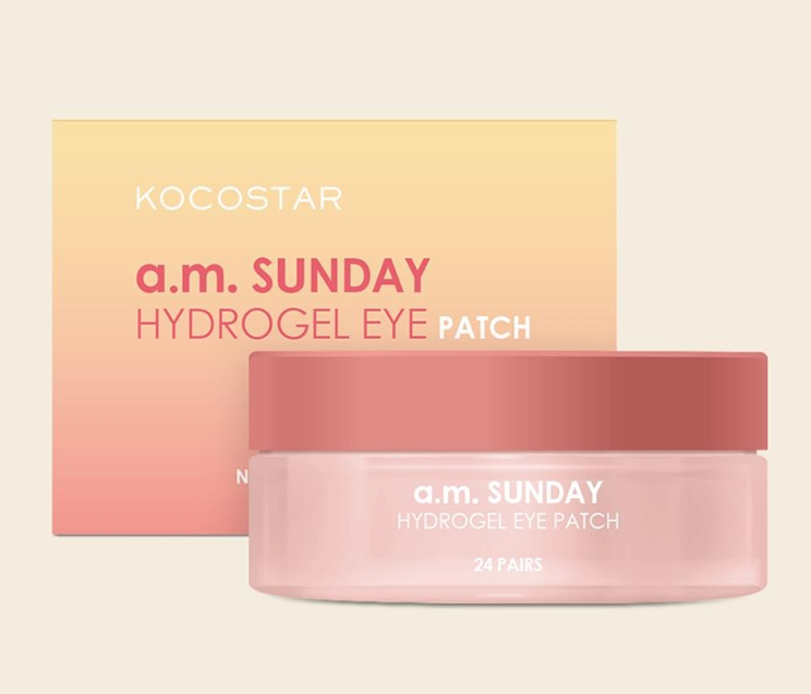 UA21韓國🇰🇷製造(可可星) a.m SUNDAY Hydrogel Eye Patch 88G $158  / 1盒 30對 (EXP:2028/ 02/ 06)