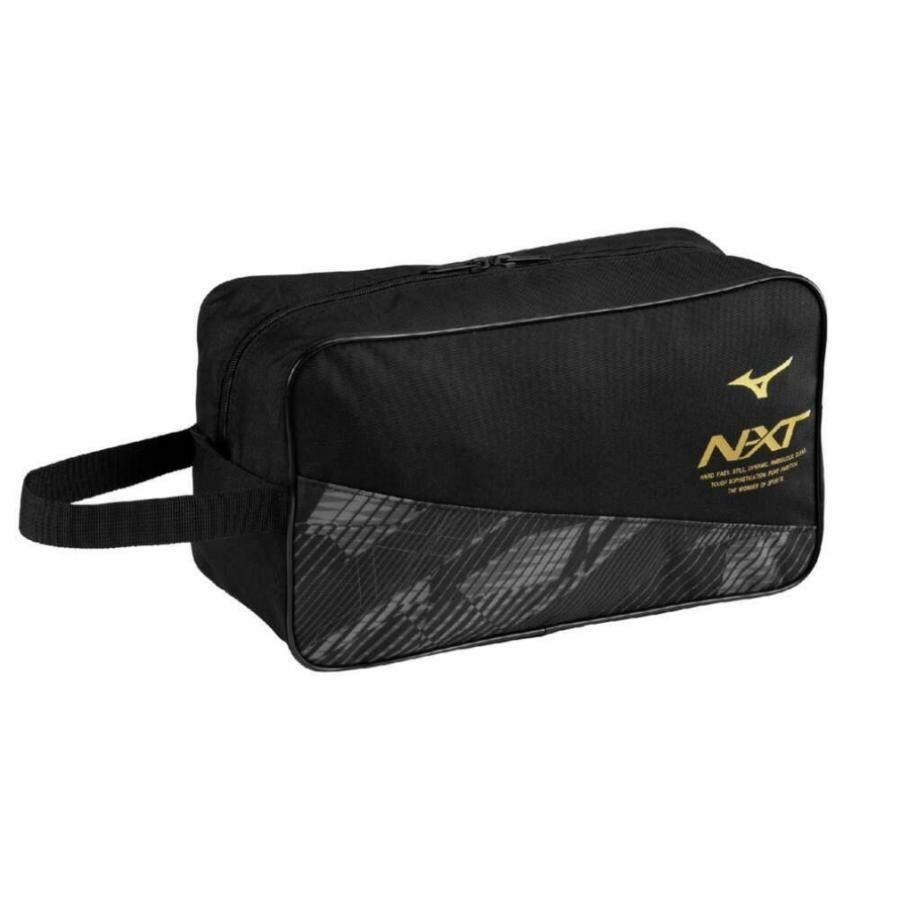 MIZUNO 鞋袋（黑色x金色）