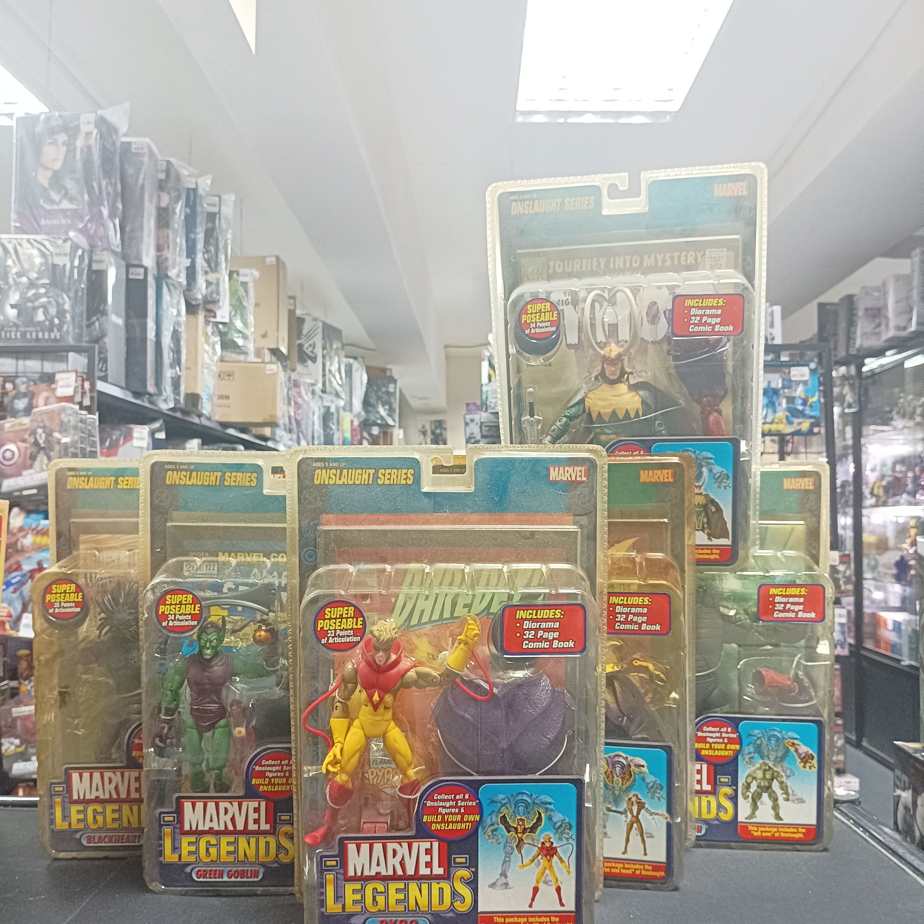 寄賣-其它-Marvel legends onslaught series 1 set 6box