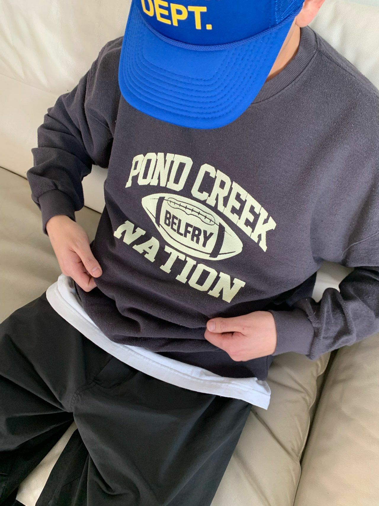 英文字圖案衛衣 OREO-111T