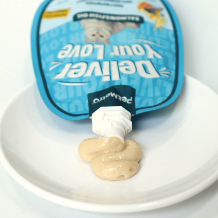 PetMetro 功能性唧唧包貓小食 - 三文魚魚油 (皮毛健康) 60g (任選4件$55)